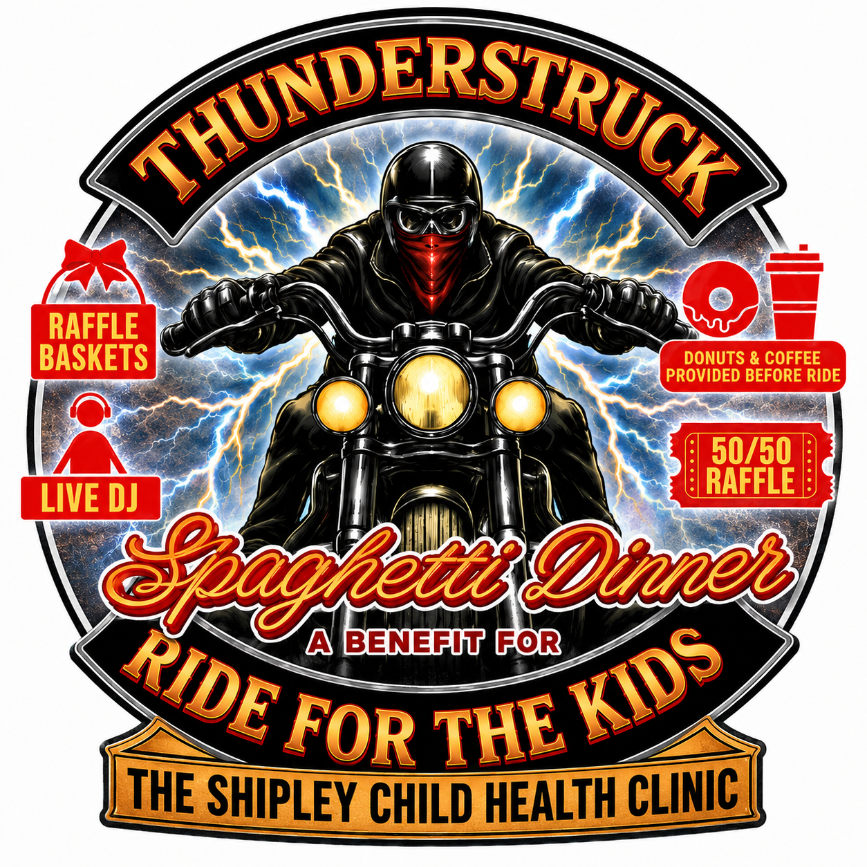Thunderstruck: Ride for the Kids - logo
